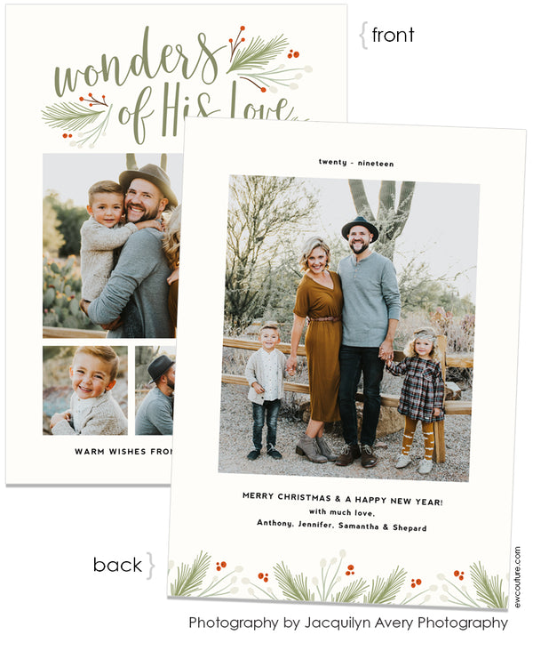 Collage Three - More The Merrier 5x7 Flat Card