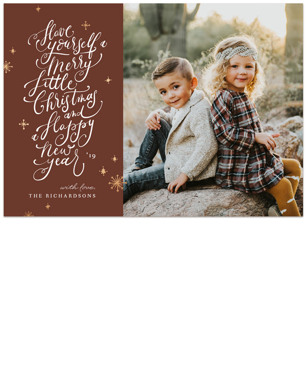 Collage Four - More The Merrier 5x7 Flat Card