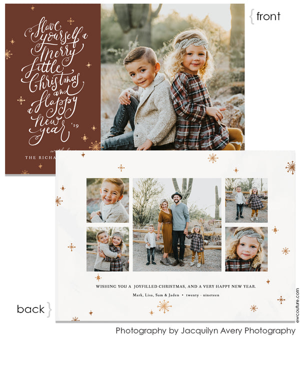 Collage Four - More The Merrier 5x7 Flat Card