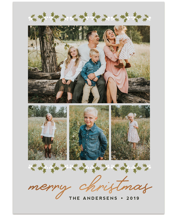 Collage Six- More The Merrier 5x7 Flat Card