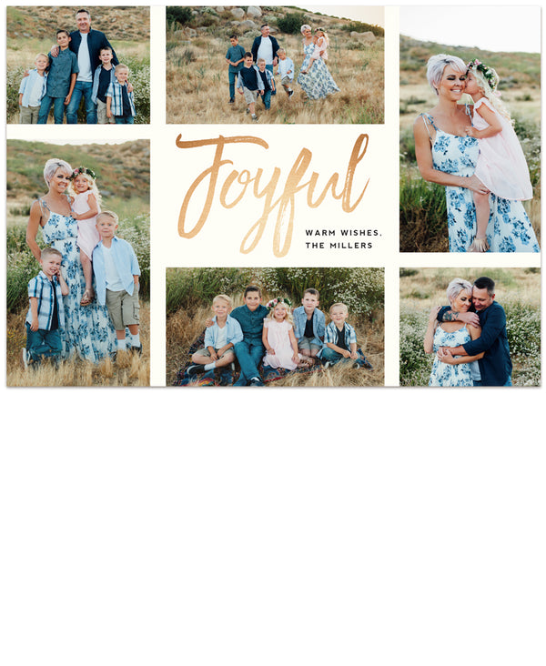 Collage Seven - More The Merrier 5x7 Flat Card