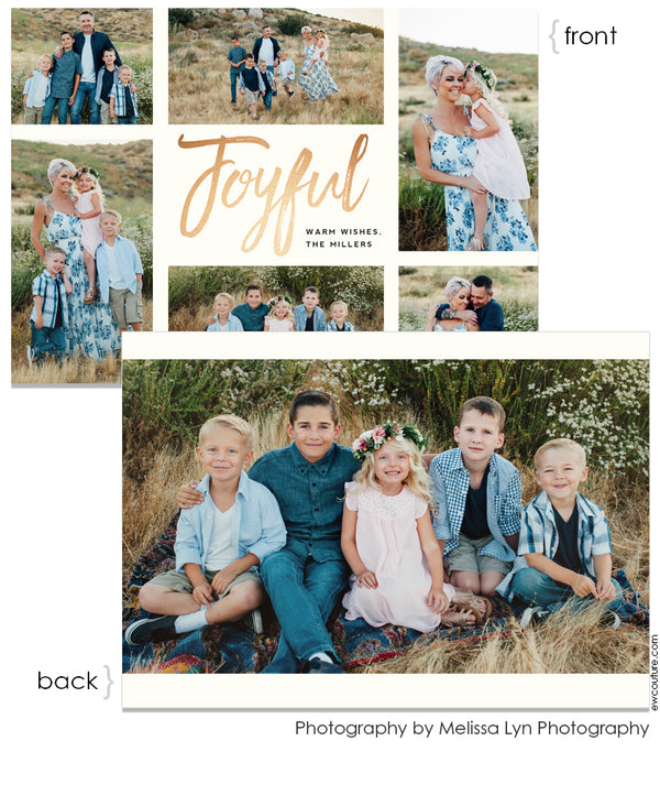 Collage Seven - More The Merrier 5x7 Flat Card