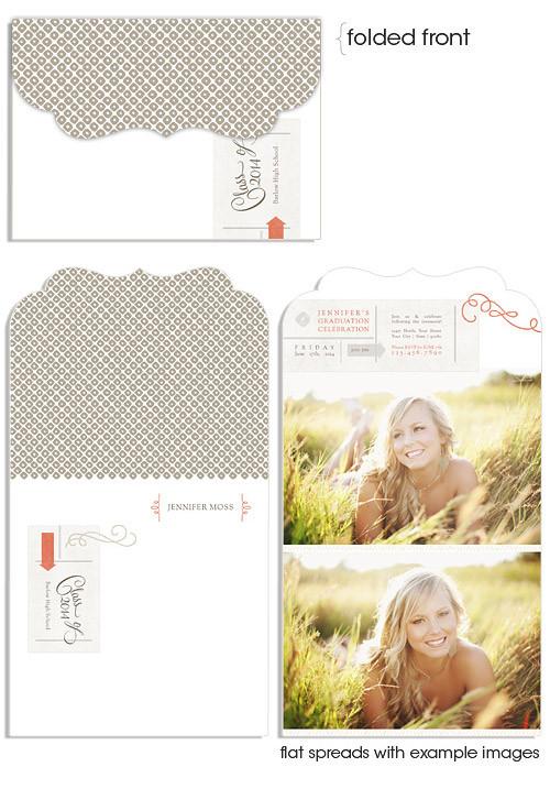 Fashionista 7x5 Top Folded Luxe Card