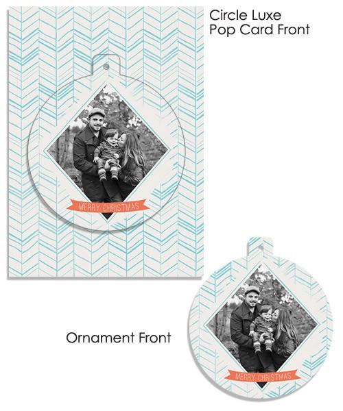 Pencil And Watercolor Circle Luxe Pop Card