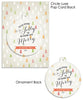 Tree Doodles Circle Luxe Pop Card