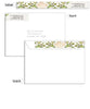Rustic Elegance Collage 7x5 Top Folded Luxe Card, Address Label and Circle Sticker