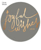 Starry Joyful Wishes 5x7 Flat Card, Address Label and Circle Sticker