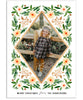 Winter Blooms 5x7 Flat Card, Address Label and Circle Sticker