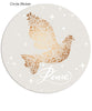 Words of Peace 7x5 Flat Card, Address Label and Circle Sticker