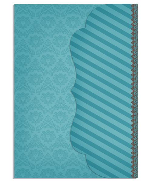 Chappelle 5x7 Side Folded Luxe Card and Address Label