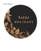 Holiday Pines 5x7 Luxe Folded Card, Address Label and Circle Sticker