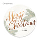Wintertime Love 5x7 Luxe Folded Card, Address Label and Circle Sticker