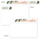Woodland Photo Collage 5x7 Luxe Folded Card, Address Label and Circle Sticker