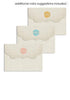 Ivory Diamonds 7x5 Top Folded Luxe Card and Address Label