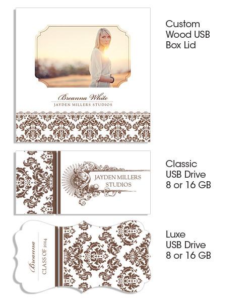 Honey And Light Marketing Custom Wood USB Box & USB Drives