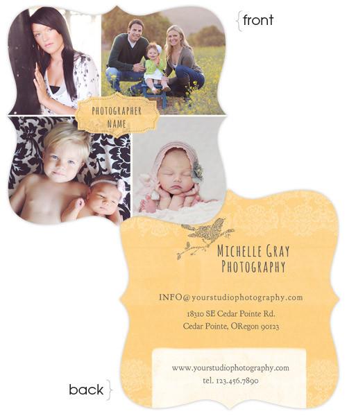 Honey Bee Marketing 3x3 Ornate Luxe Business Card