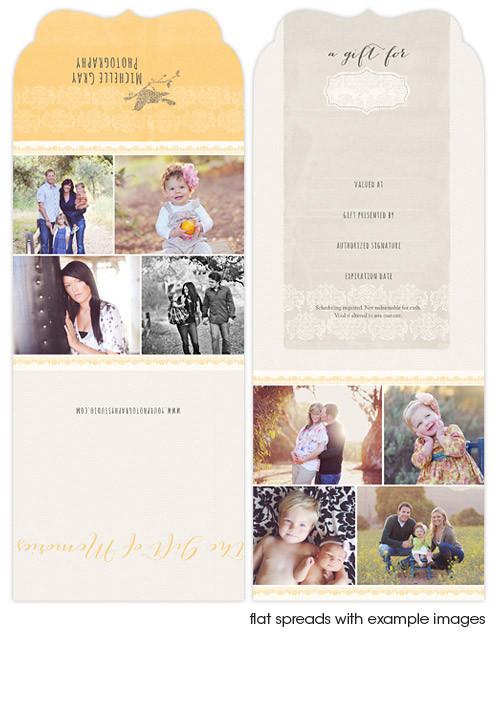 Honey Bee Marketing 5x5 Top Folded Luxe Gift Card