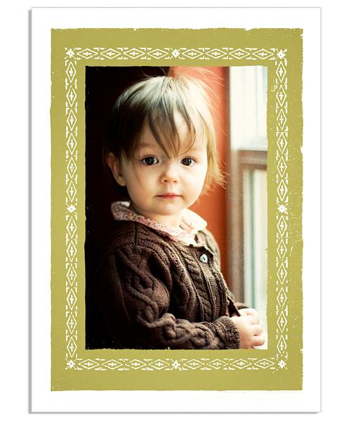 Snowy Cottage 5x7 Flat Card